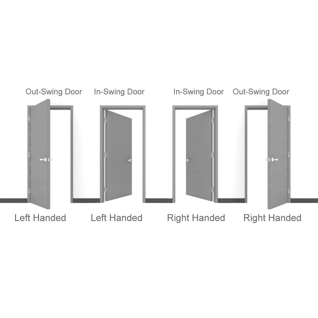 Stainless Steel Hanover Key In Door Lever with Disk Rosette EMTEK