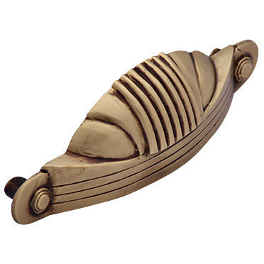 5 Inch Overall (4 Inch c-c) Solid Brass Marquee Pull