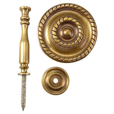 Georgian Rope Style Curtain Tieback (Several Finishes Available)