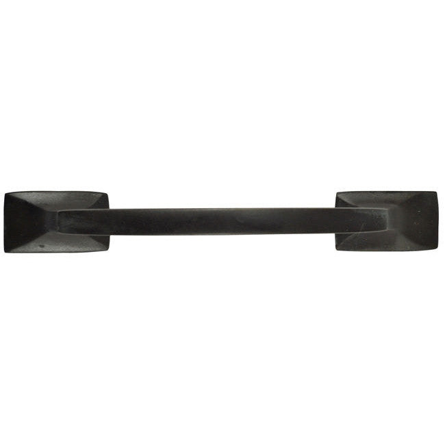 5 1/4 Inch Overall (3 3/4  Inch c-c) Traditional Solid Brass Pull (Oil Rubbed Bronze Finish) COPPER MOUNTAIN HARDWARE