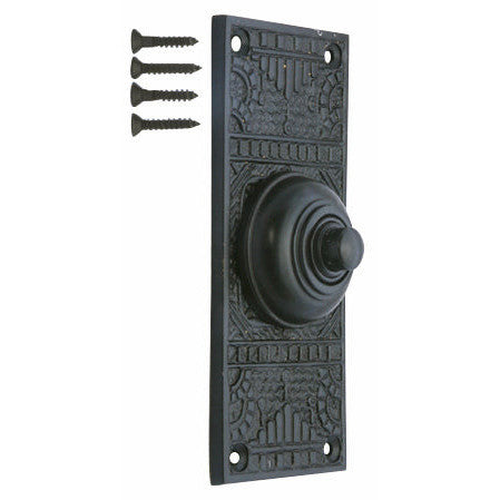 Solid Brass Eastlake Style Door Bell (Oil Rubbed Bronze Finish) COPPER MOUNTAIN HARDWARE