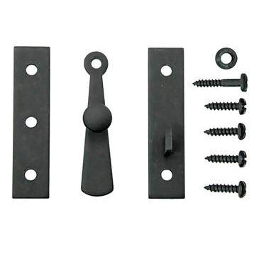 Cast Iron Cabinet Latch: Smooth Iron Square Latch ACORN MANUFACTURING