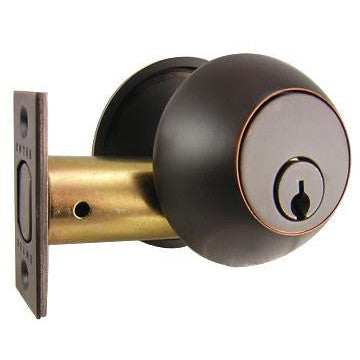 Solid Brass Keyed Entry Deadbolt (Several Finishes Available) EMTEK