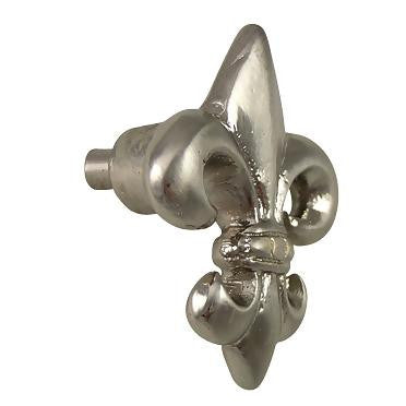 1 5/8 Inch Fleur de Lis Cabinet & Furniture Knob