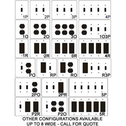 Ocean Seaside Nautical Shell Wall Plate (Pewter Bright Finish) ANNE AT HOME