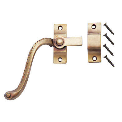 Georgian Rope Window Lock Left Hinge (Several Finishes Available)