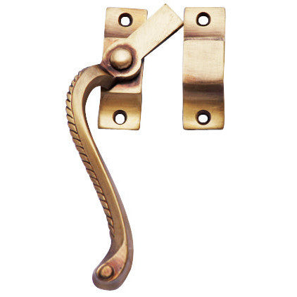 Georgian Rope Window Lock Left Hinge (Several Finishes Available)