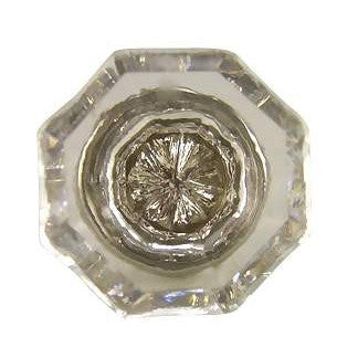 1 Inch Old Town Crystal Cabinet Knob (Brushed Nickel Base) EMTEK