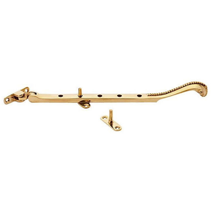 10 Inch Georgian Rope Casement Window Stay (Several Finishes Available) COPPER MOUNTAIN HARDWARE