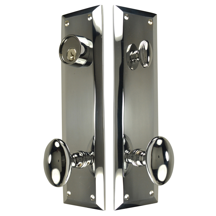 COPPER MOUNTAIN HARDWARE Quaker Style Single-Door Deadbolt Entryway Set Several Finishes