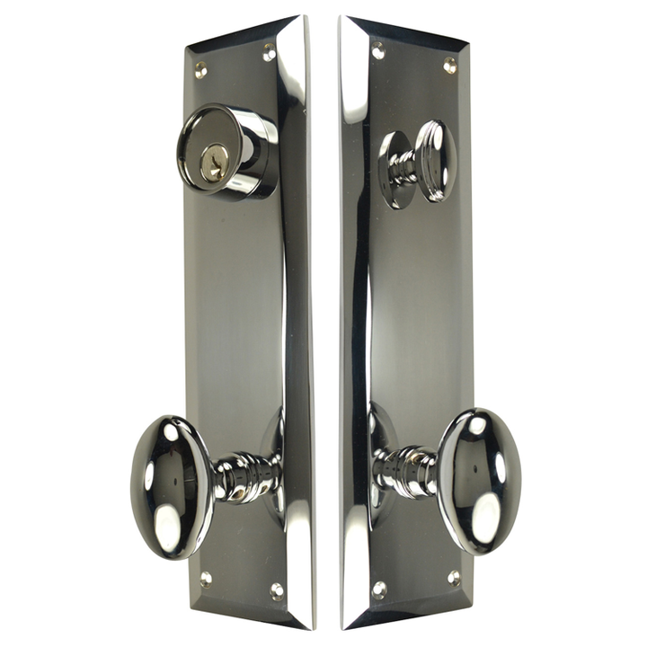 COPPER MOUNTAIN HARDWARE Quaker Style Single-Door Deadbolt Entryway Set Several Finishes