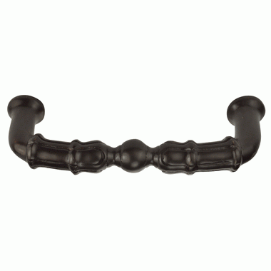 5 Inch Overall (4 3/8 c-c) Solid Brass Pull (Oil Rubbed Bronze Finish) COPPER MOUNTAIN HARDWARE