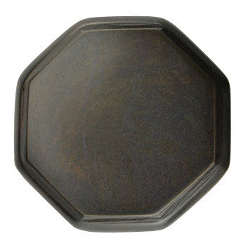 1 5/8 Inch Solid Brass Octagonal Cabinet Knob Oil Rubbed Bronze Finish COPPER MOUNTAIN HARDWARE