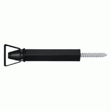 3 1/4 Inch Shutter Door Holder With Steel Bracket (Matte Black Finish) DELTANA