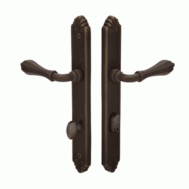 Solid Brass Tuscany Keyed Style Multi Point Lock Trim (Medium Bronze Finish) EMTEK