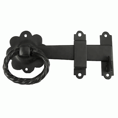 Solid Iron Door or Gate Latch Copper Mountain Hardware