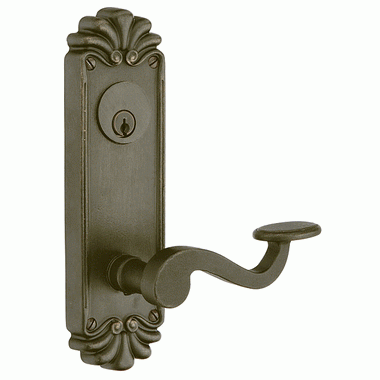 Tuscany #16 Keyed Style Passage Entryway Set (Medium Bronze Finish) EMTEK