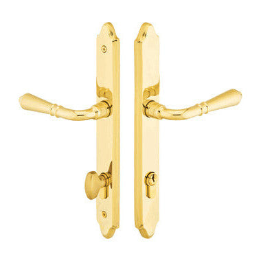 Solid Brass Concord Euro Keyed Style Multi Point Lock Trim (Polished Brass Finish) EMTEK