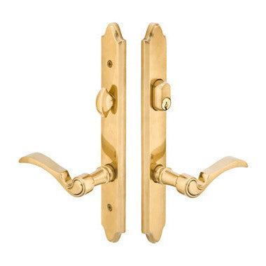 Solid Brass Concord Keyed Style Multi Point Lock Trim (Antique Brass Finish) EMTEK