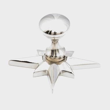 11/16 Inch Symphony Elegance Sonata Round Cabinet Knob (Polished Nickel Finish) SCHAUB