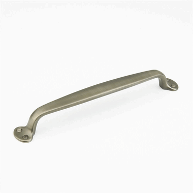 14 1/4 Inch (12 Inch c-c) Country Style Pull (Antique Nickel Finish) SCHAUB