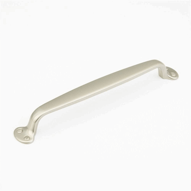 14 1/4 Inch (12 Inch c-c) Country Style Pull (Brushed Nickel Finish) SCHAUB