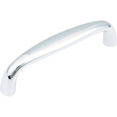 3 3/8 Inch (3 Inch c-c) Traditional Designs Cabinet Pull (Polished Chrome Finish) SCHAUB