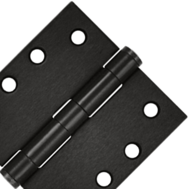 4 Inch x 4 Inch Heavy Duty Steel Hinge (Oil Rubbed Bronze Finish) DELTANA