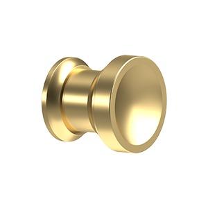 1 Inch Solid Brass Contemporary Chalice Cabinet & Furniture Knob (Several Finishes Available) DELTANA