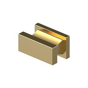 3/4 Inch Solid Brass Contemporary Anvil Cabinet & Furniture Knob (Several Finishes Available) DELTANA