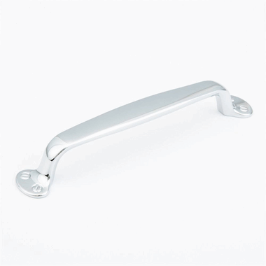 7 1/2 Inch (6 Inch c-c) Country Style Pull (Polished Chrome Finish) SCHAUB