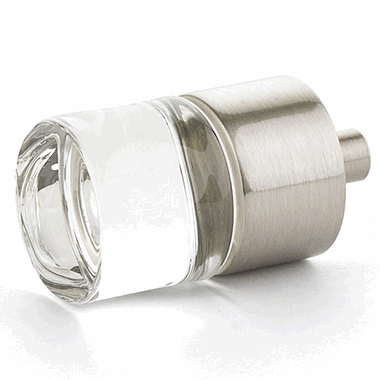 7/8 Inch Symphony City Light Cylinder Knob (Brushed Nickel Finish) SCHAUB