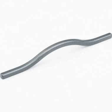 8 1/4 Inch (6 1/4 Inch c-c) Sorrento Cabinet Pull (Milano Silver Finish) SCHAUB