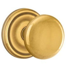 Emtek Solid Brass Providence Door Knob Set with Regular Rosette (Several Finishes Available) EMTEK