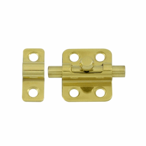 2 Inch Solid Brass Barrel Bolt (Polished Brass Finish) DELTANA