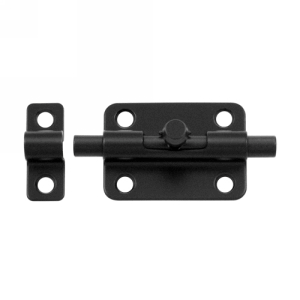 3 Inch Solid Brass Barrel Bolt (Flat Black Finish) DELTANA