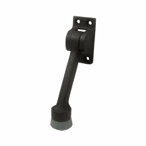 4 Inch Solid Brass Kickdown Door Holder (Oil Rubbed Bronze Finish) DELTANA