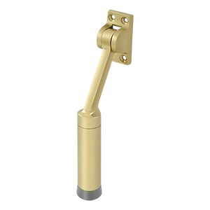 7 Inch Solid Brass Kickdown Door Holder (Polished Brass Finish) DELTANA