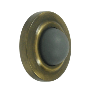 Convex Wall Door Hold / Door Stop (Antique Brass Finish) DELTANA