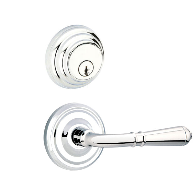 Emtek Regular Low Profile Entryway Set with Turino Lever (Several Finishes Available) EMTEK