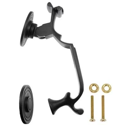 8 Inch (5 1/2 inch c-c) Traditional Doctor's Door Knocker (Black Bronze) COPPER MOUNTAIN HARDWARE