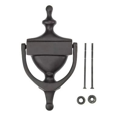 7 Inch (6 1/4 Inch c-c) Heritage Style Door Knocker (Oil Rubbed Bronze Finish) DELTANA