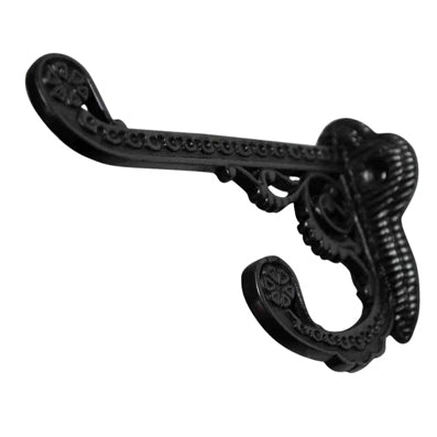 Solid Cast Brass Victorian Eastlake Style Hook Black Bronze Finish) COPPER MOUNTAIN HARDWARE
