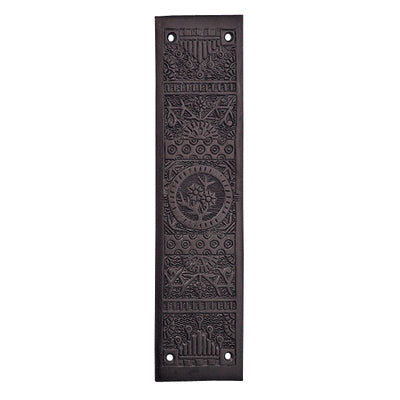 11 1/4 Inch Eastlake Solid Brass Push Plate (Oil Rubbed Bronze Finish) COPPER MOUNTAIN HARDWARE