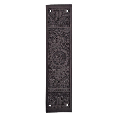 11 1/4 Inch Eastlake Solid Brass Push Plate (Black Bronze Finish) COPPER MOUNTAIN HARDWARE