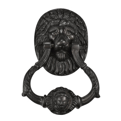 7 1/2 Inch (3 3/4 Inch c-c) Large Ornate Lion Door Knocker (Oil Rubbed Bronze Finish) COPPER MOUNTAIN HARDWARE