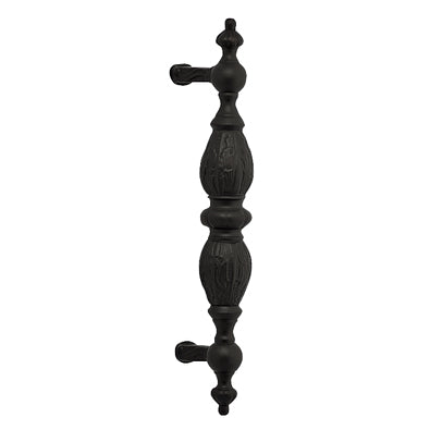 10 Inch Solid Brass Large Victorian Pull (Oil Rubbed Bronze Finish) COPPER MOUNTAIN HARDWARE