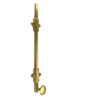 12 Inch Solid Brass Surface Bolt (Antique Brass Finish) EMTEK