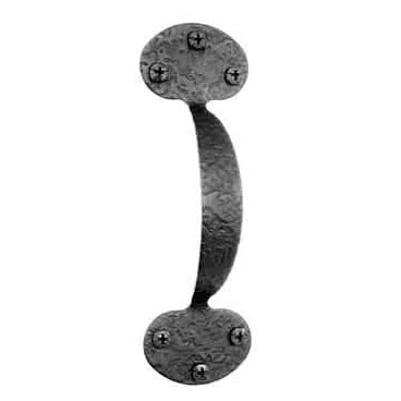 6 3/4 Inch Bean Shape Door Pull (Forged Iron) ACORN MANUFACTURING