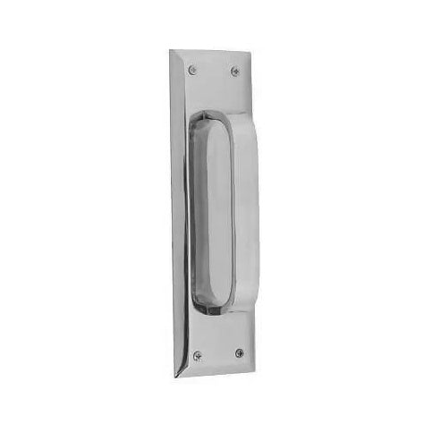 10 Inch Quaker Style Door Pull Plate (Polished Chrome Finish) COPPER MOUNTAIN HARDWARE